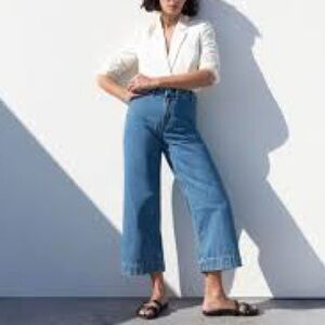 Everlane The Wide Leg Ankle Jean size 26